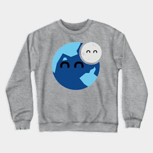 Earth and Moon Crewneck Sweatshirt